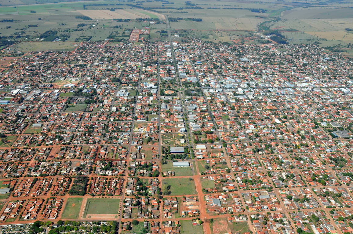 Vista aérea de Nova Andradina MS