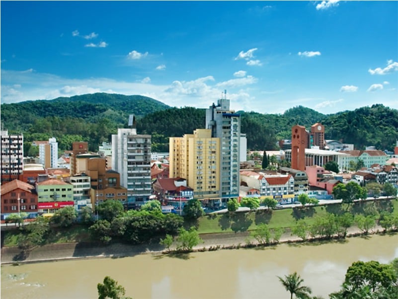 Vale do Itajaí, região de Guabiruba