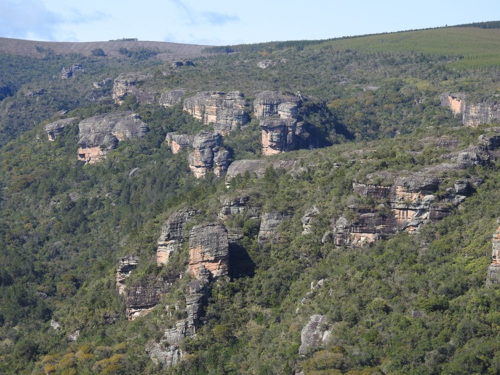 Paisagem típica da região de Itararé SP
