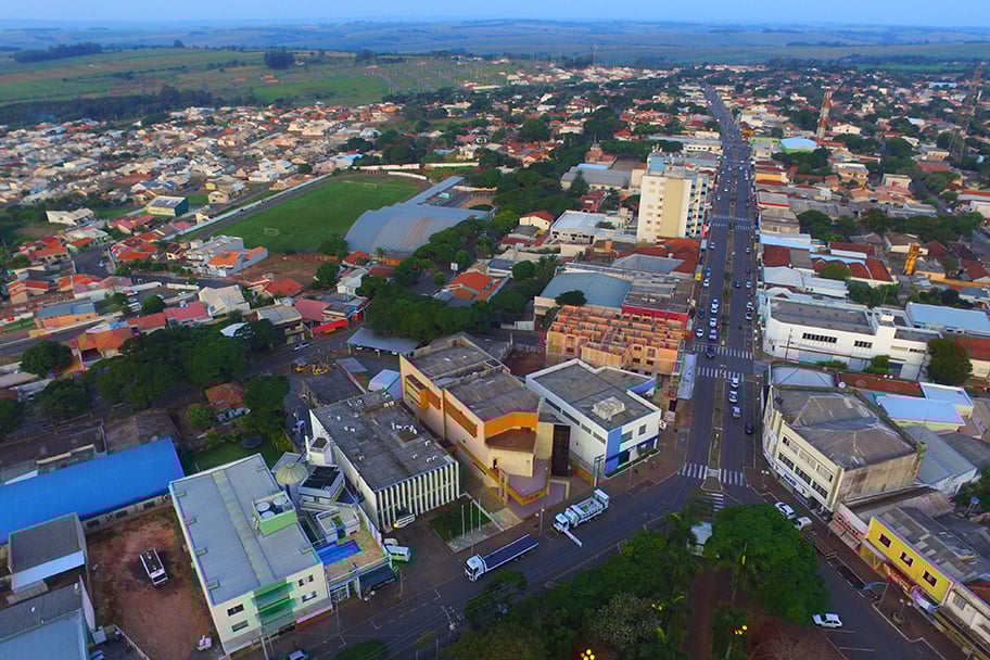 Vista panorâmica do centro de Irati PR