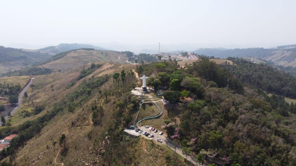 Vista panorâmica de Serra Negra SP, no Circuito das Águas Paulista
