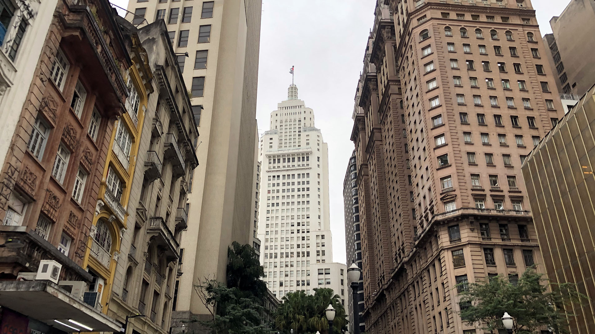 Centro histórico próximo ao Largo São Francisco, em São Paulo