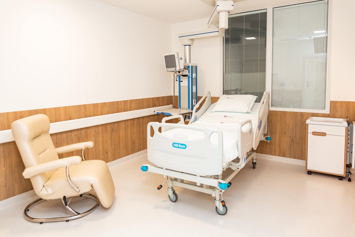 Ambiente hospitalar moderno