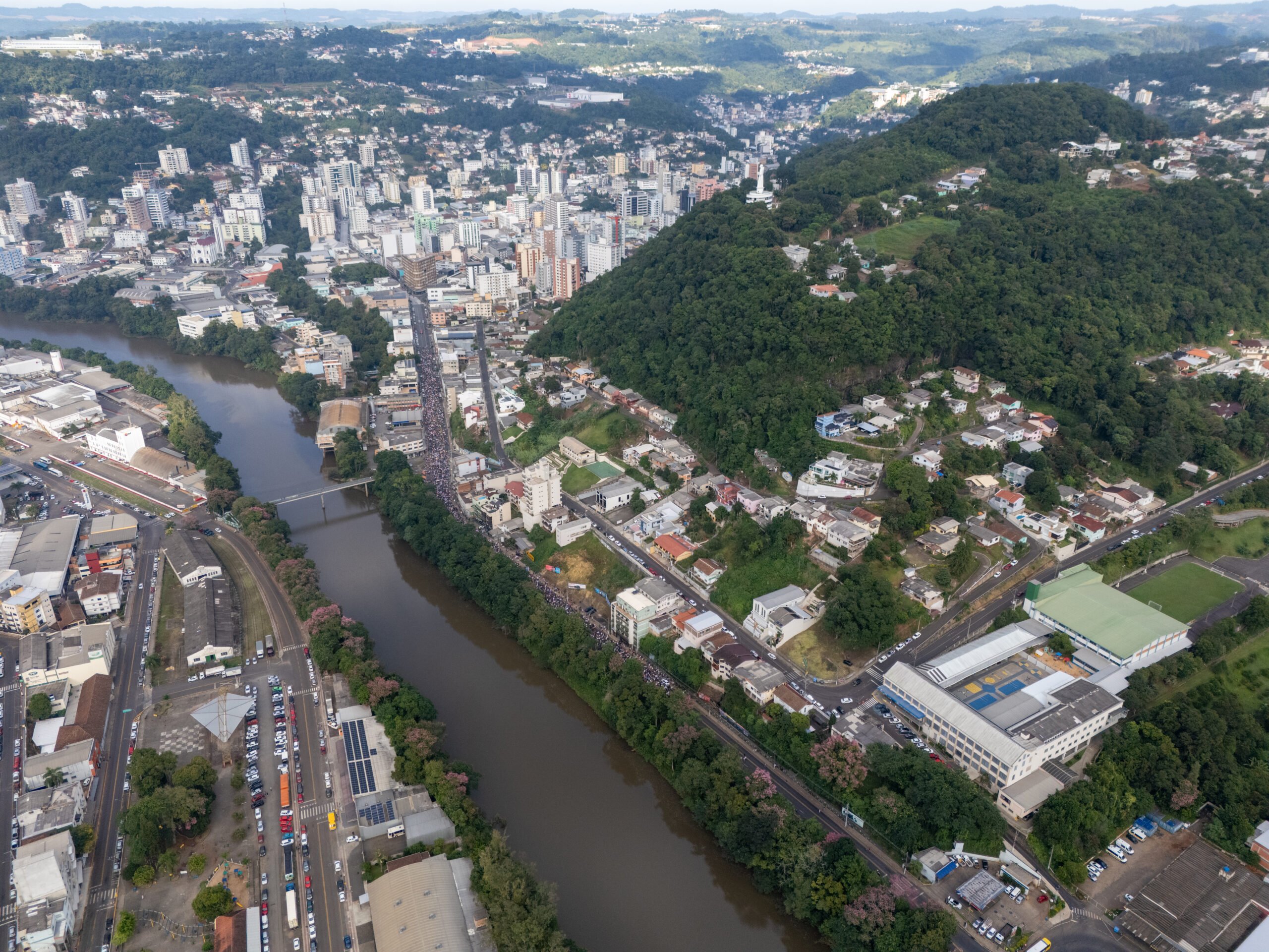 Vista aérea de Joaçaba SC