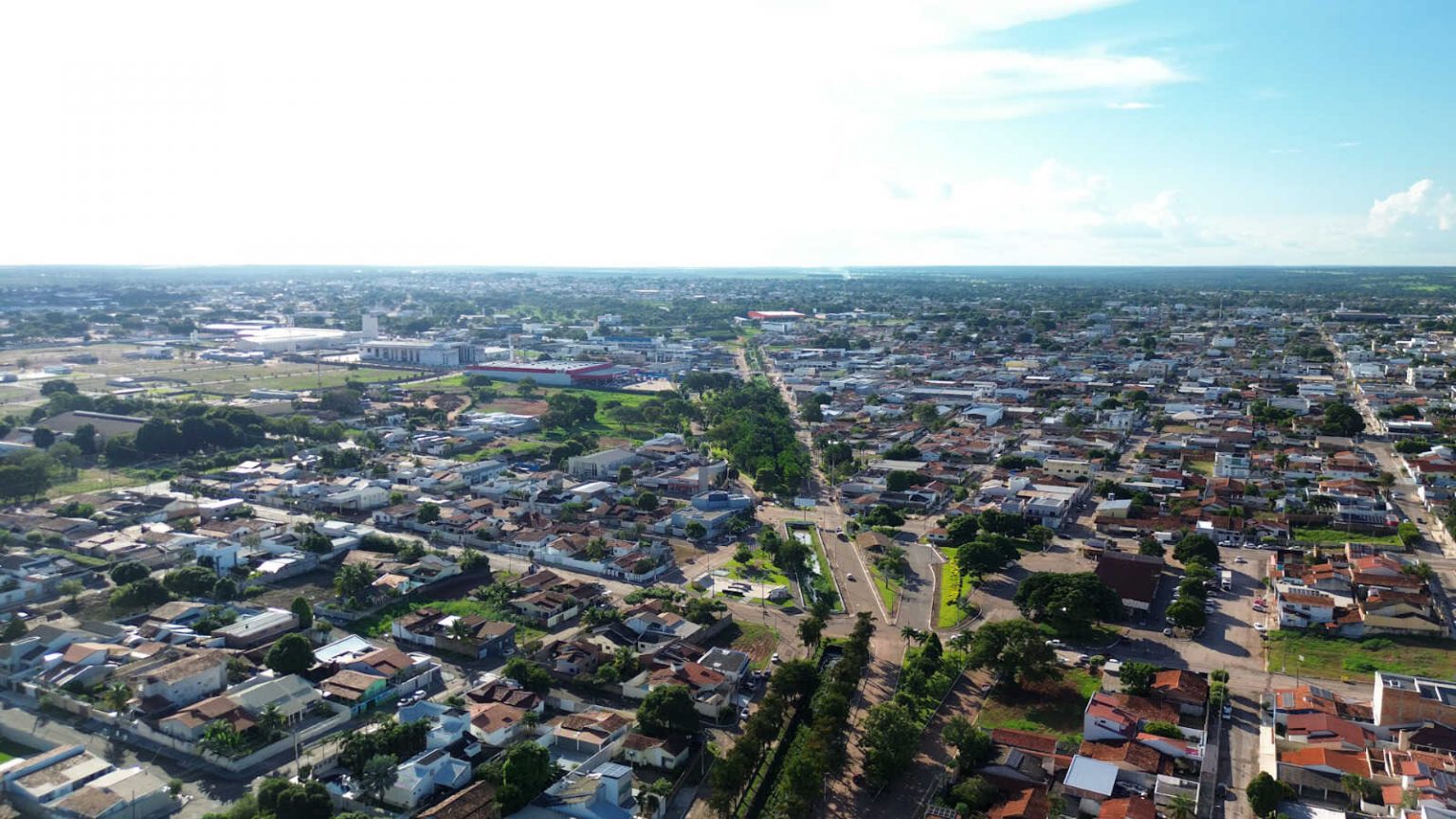 Vista aérea de Gurupi, no sul do Tocantins