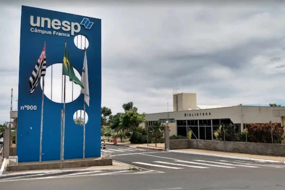 Entrada do campus da Unesp em Franca