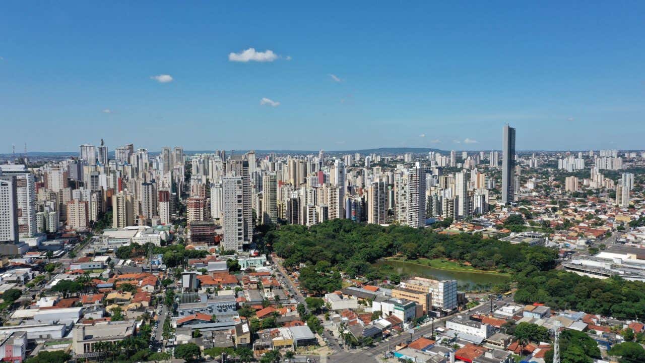 Panorama urbano na Região Metropolitana de Goiânia