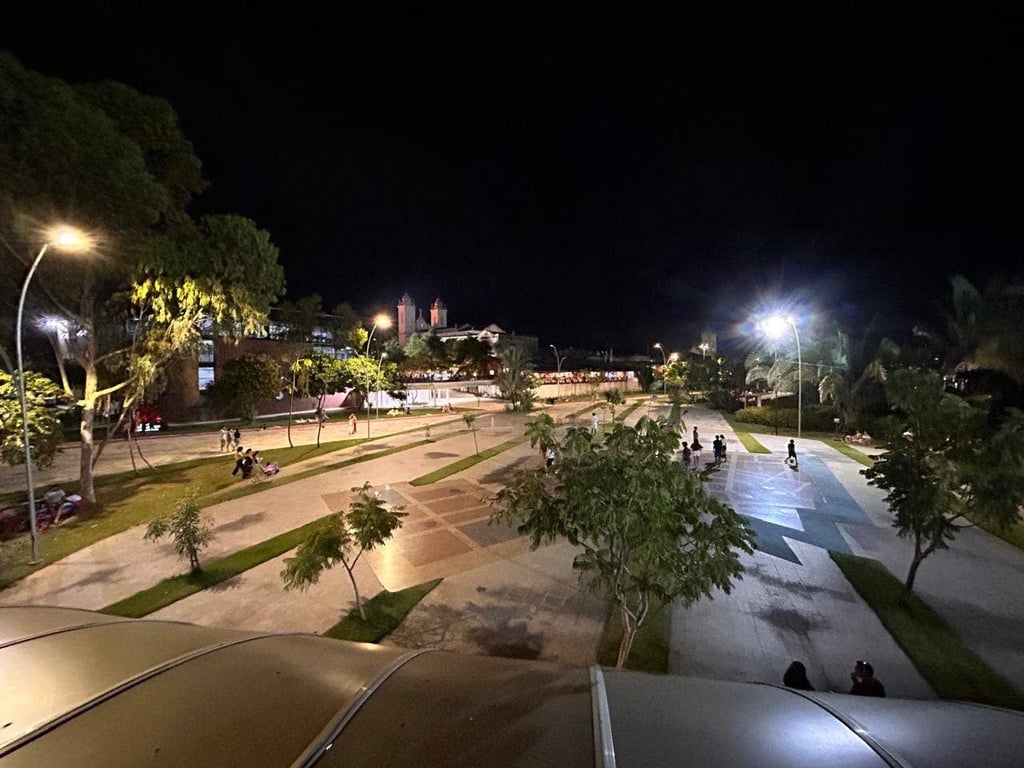 Centro histórico e espaços públicos de Sobral CE à noite