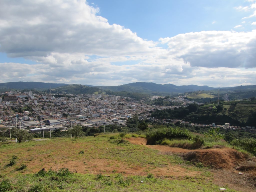 Vista urbana de Machado MG, no Sul de Minas
