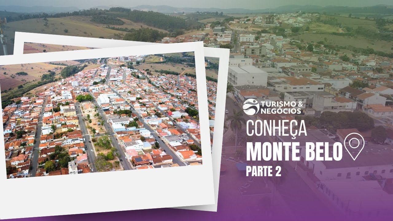 Vista panorâmica de Monte Belo MG, no Sul de Minas