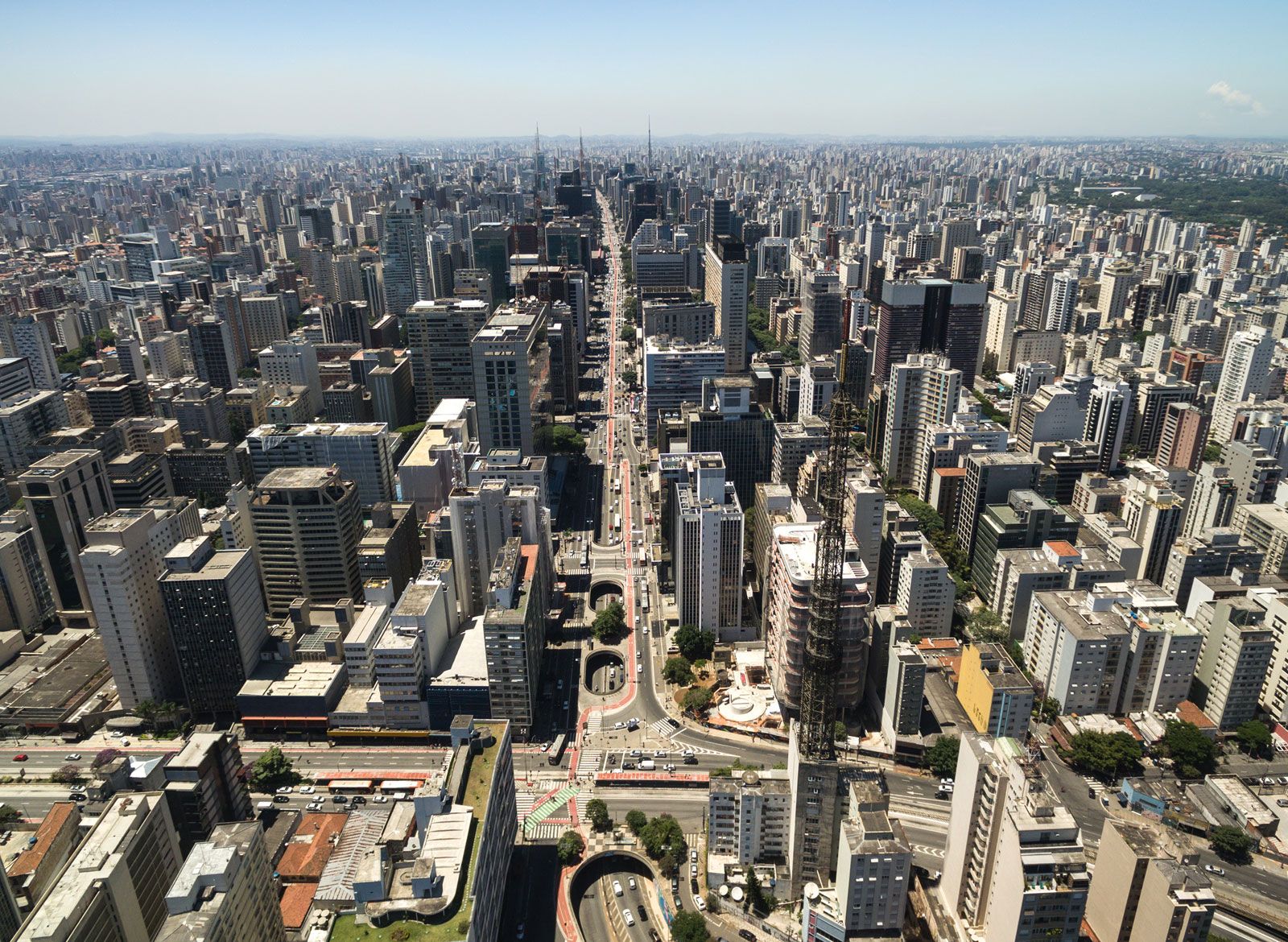Panorama urbano de Itapetininga, no interior de São Paulo