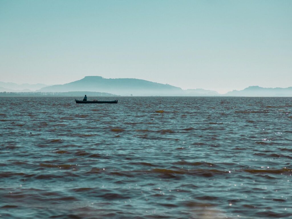 Paisagem litorânea e lagunar no Extremo Sul catarinense