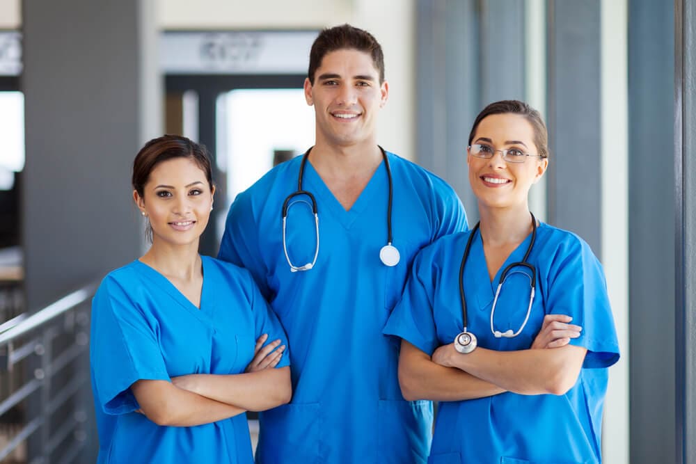 Equipe de enfermagem em hospital