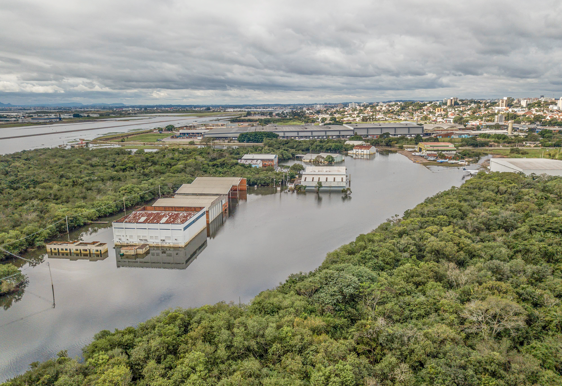 Vista aérea de Espumoso, no Alto Jacuí RS
