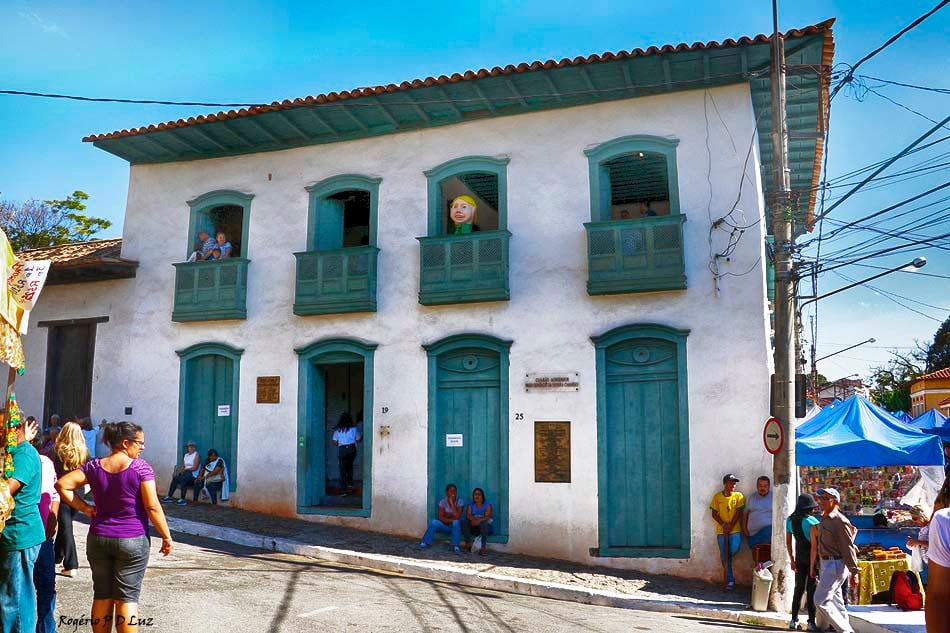 Vista aérea do centro histórico de Santana de Parnaíba