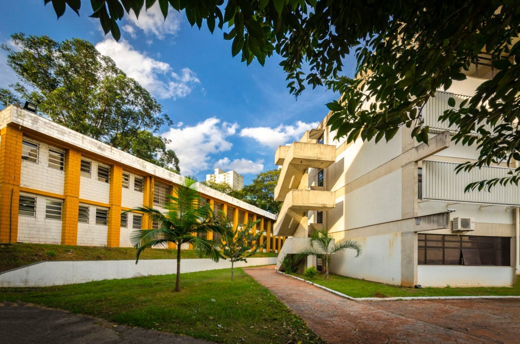 Vista externa do campus da Fundação Santo André
