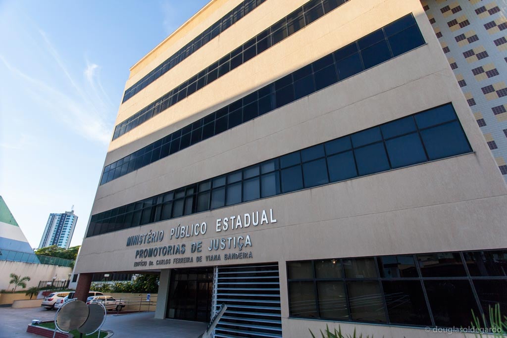 Fachada do edifício do Ministério Público do Estado de Mato Grosso do Sul, em Campo Grande