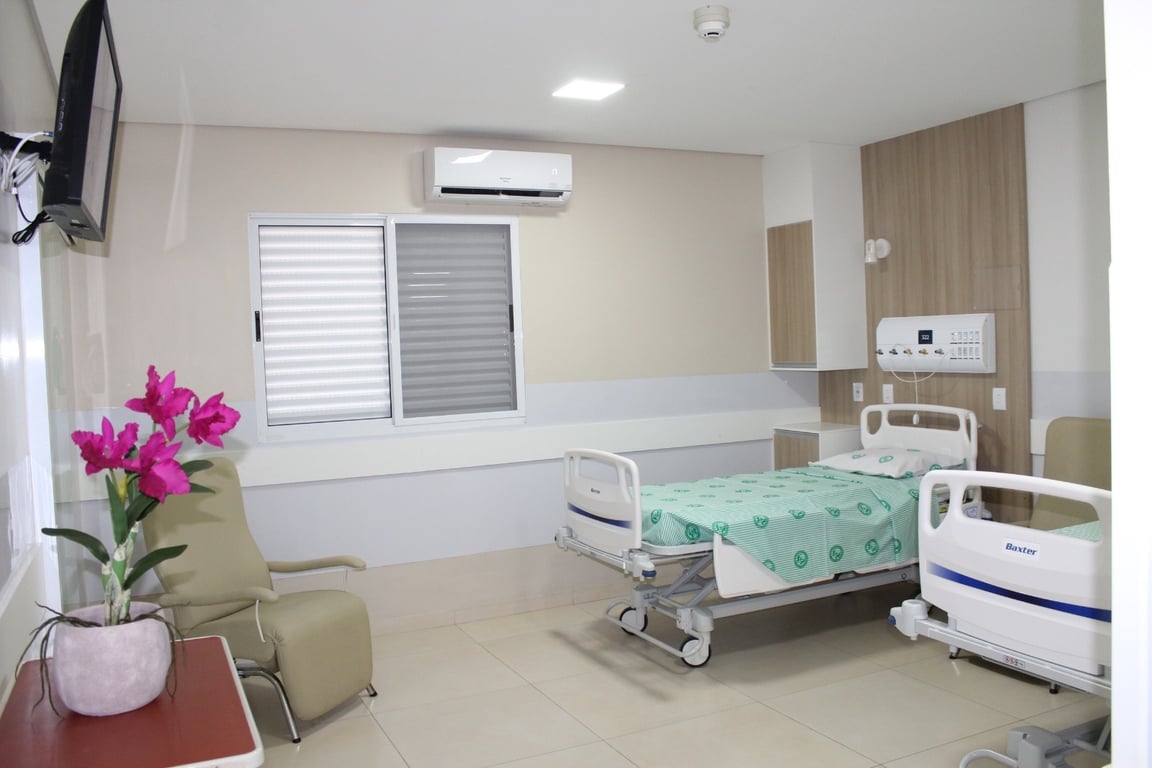 Ambiente hospitalar moderno