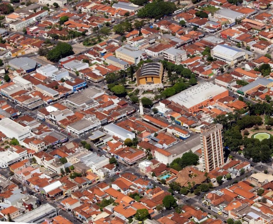 Vista aérea de Garça SP