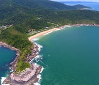 Panorama do Vale do Itajaí, região de Ibirama (SC), onde será realizado o processo seletivo para professores indígenas Laklãnõ/Xokleng.