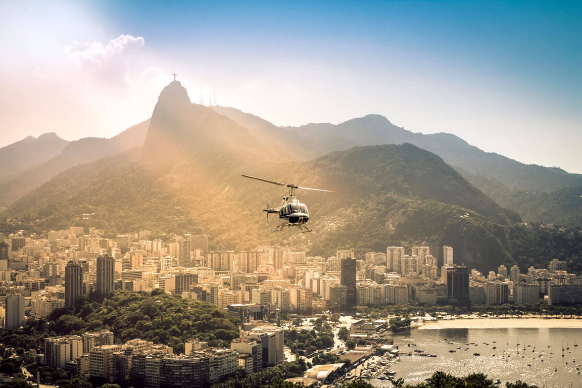 Rio de Janeiro ao pôr do sol