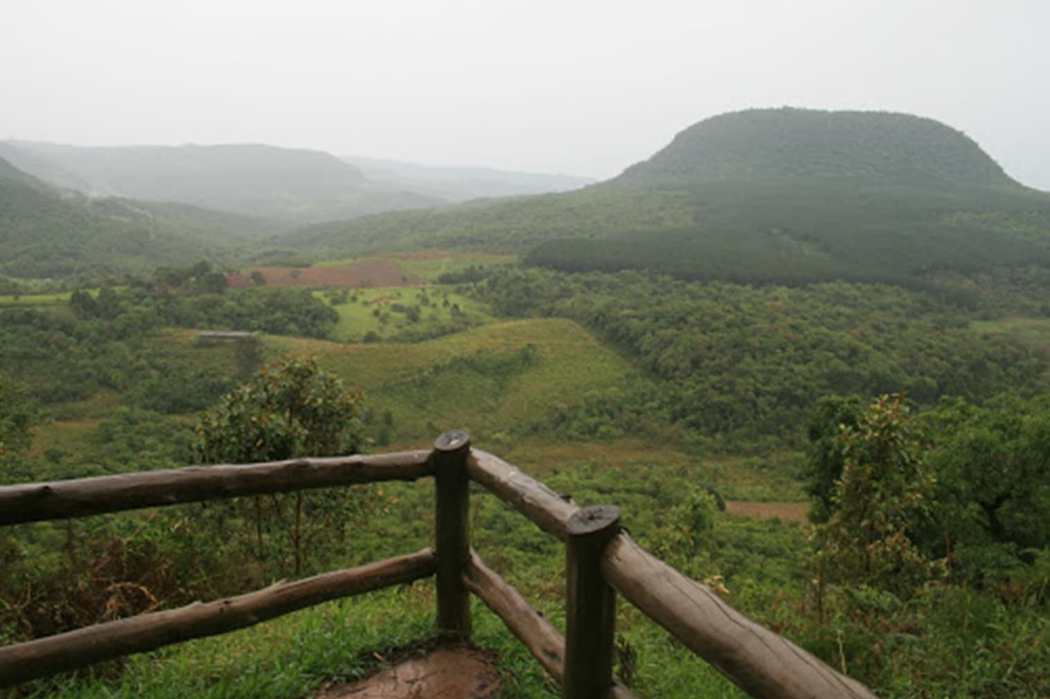 Paisagem de Inácio Martins PR, no Centro-Sul do Paraná