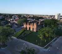 Prefeitura de Alagoinhas vista aérea do centro da cidade de Alagoinhas BA