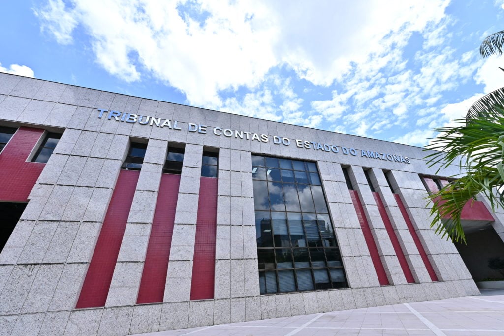 Fachada do Tribunal de Contas do Estado do Amazonas (TCE-AM), em Manaus