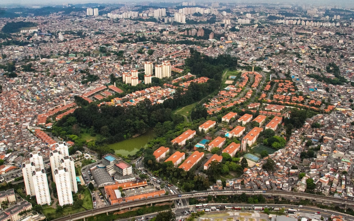 Vista aérea de Campo Limpo Paulista