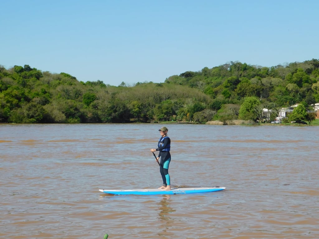 Lago da UHE Passo Real em Salto do Jacuí RS