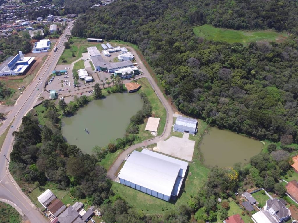 Vista aérea do campus do Instituto Federal Catarinense em Videira SC