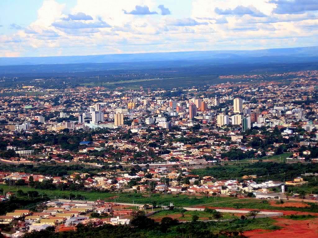 Vista aérea de Montes Claros MG