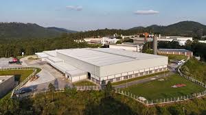 Vista aérea de polo logístico em Cajamar SP