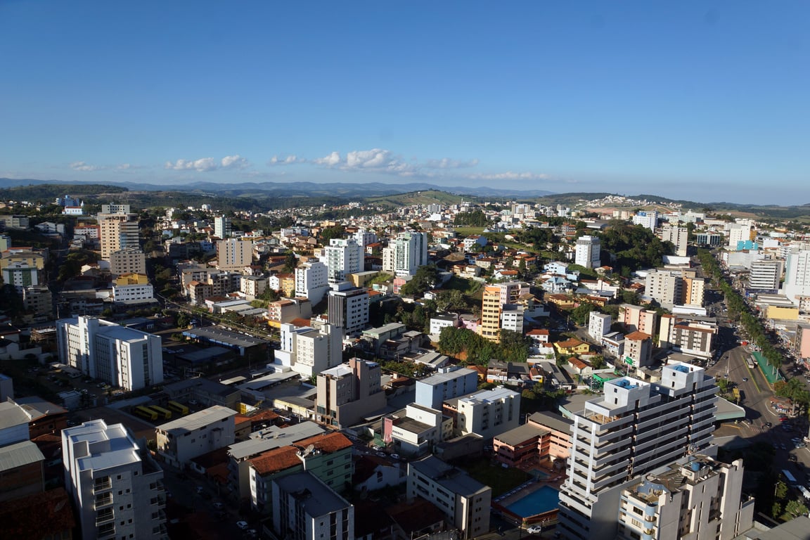 Vista aérea de Conselheiro Lafaiete MG