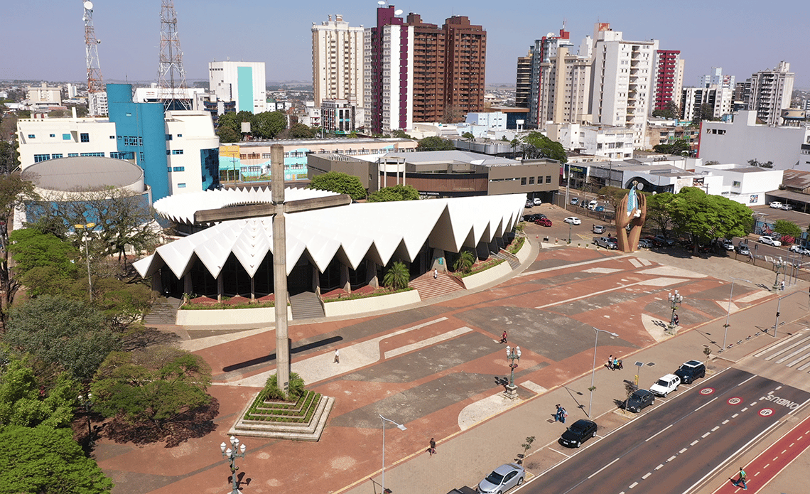 Vista urbana de Cascavel PR