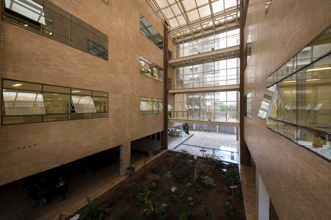 Vista do campus da UNIFESP em Santos