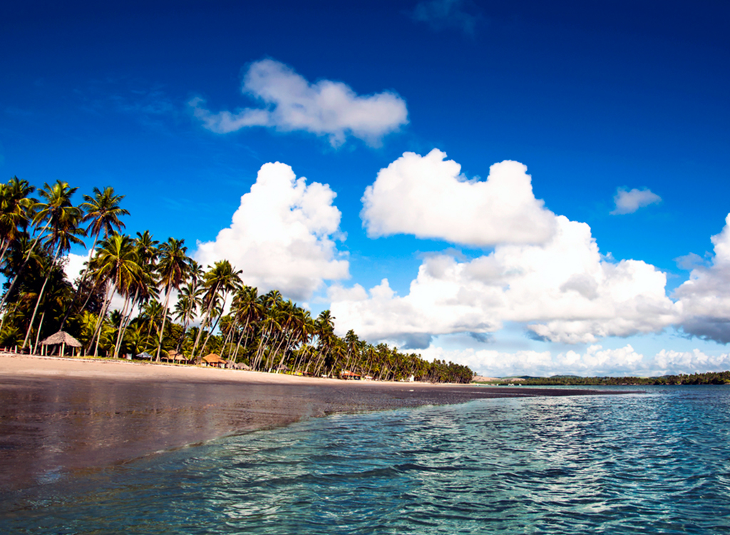 Paisagem maranhense ao entardecer, imagem ilustrativa horizontal