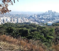Vista aérea de Buritis MG, no Noroeste de Minas Gerais.
