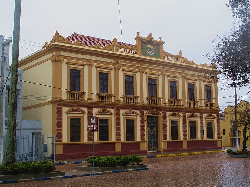 Fachada do Paço Municipal de Bagé RS