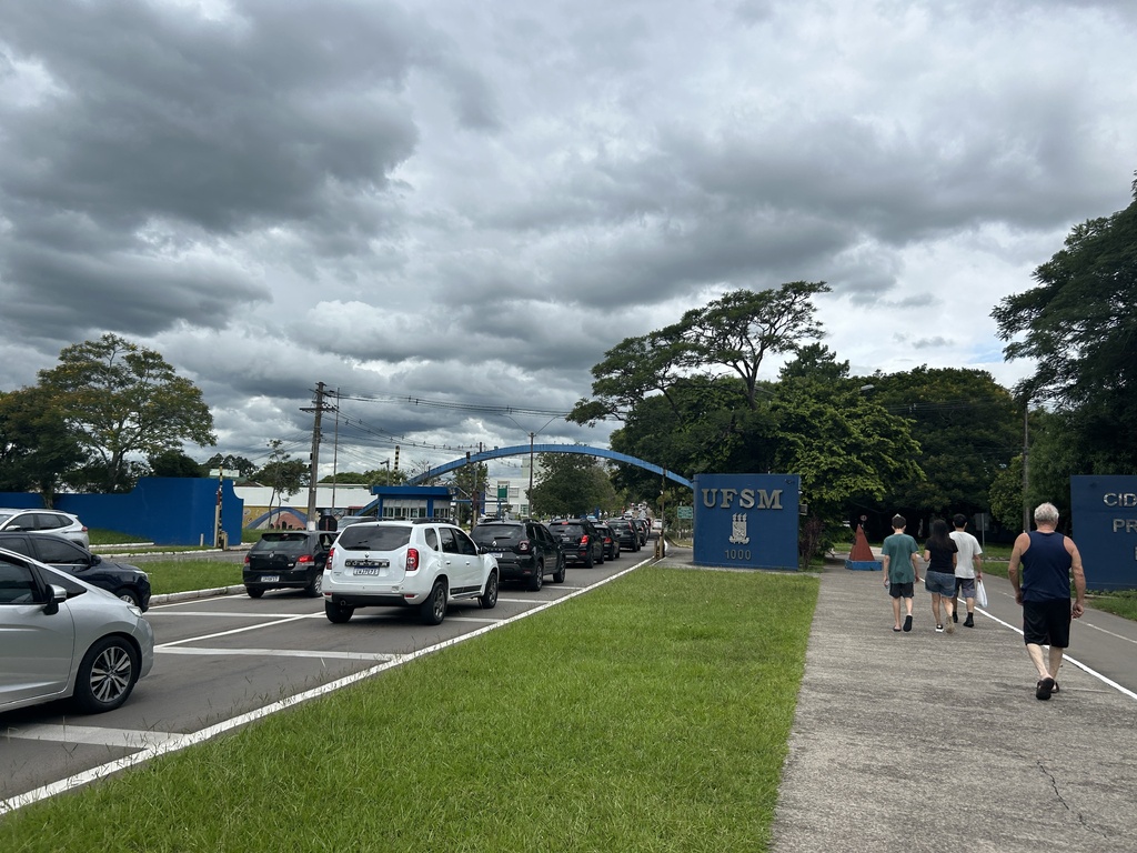 Vista aérea do campus da UFSM em Santa Maria RS