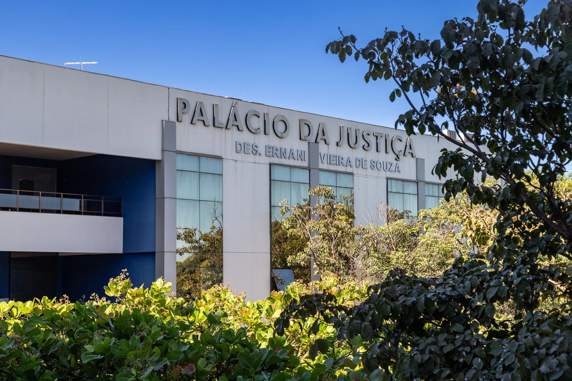 Fachada do Tribunal de Justiça de Mato Grosso, em Cuiabá