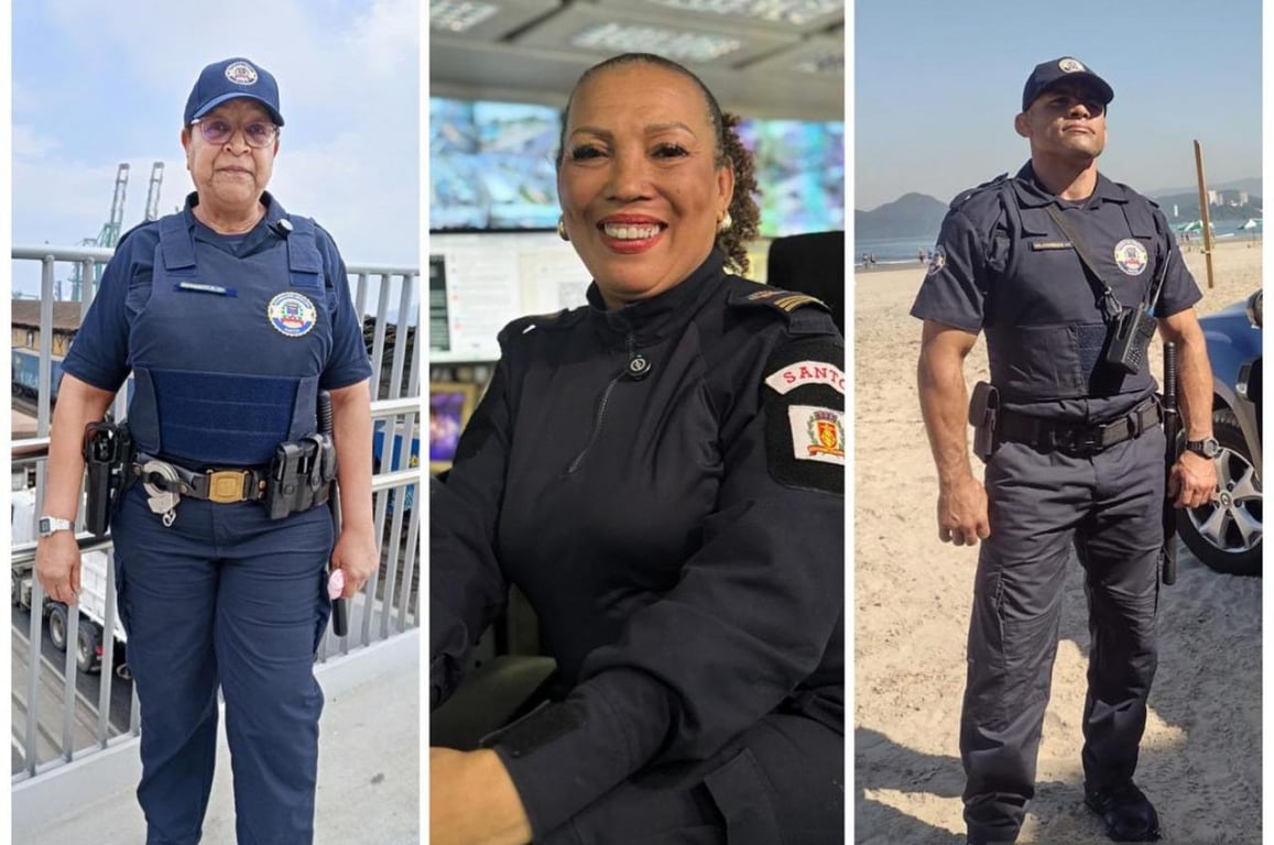 Guarda Municipal em atividade de patrulhamento urbano