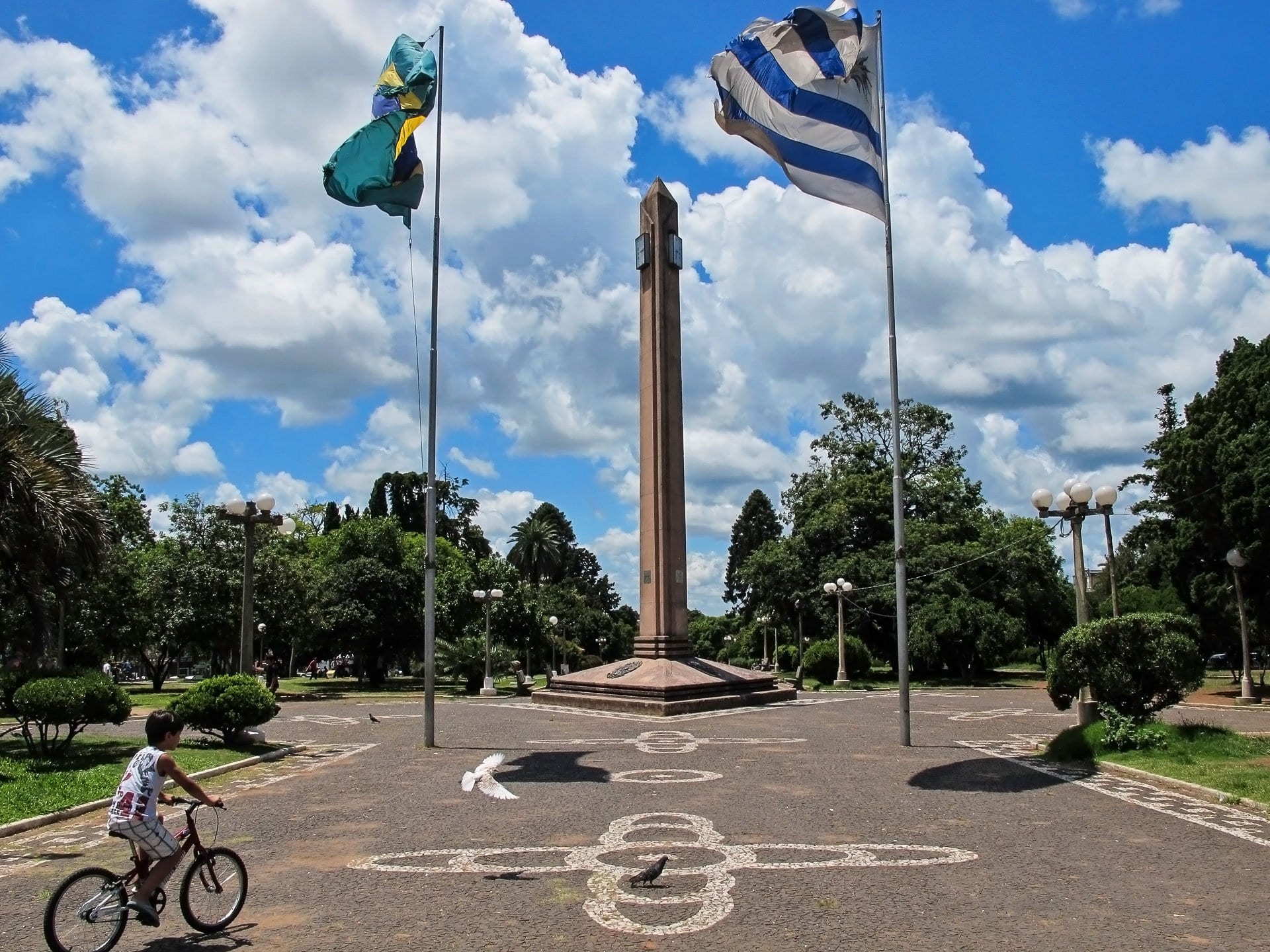 Praça Internacional em Santana do Livramento