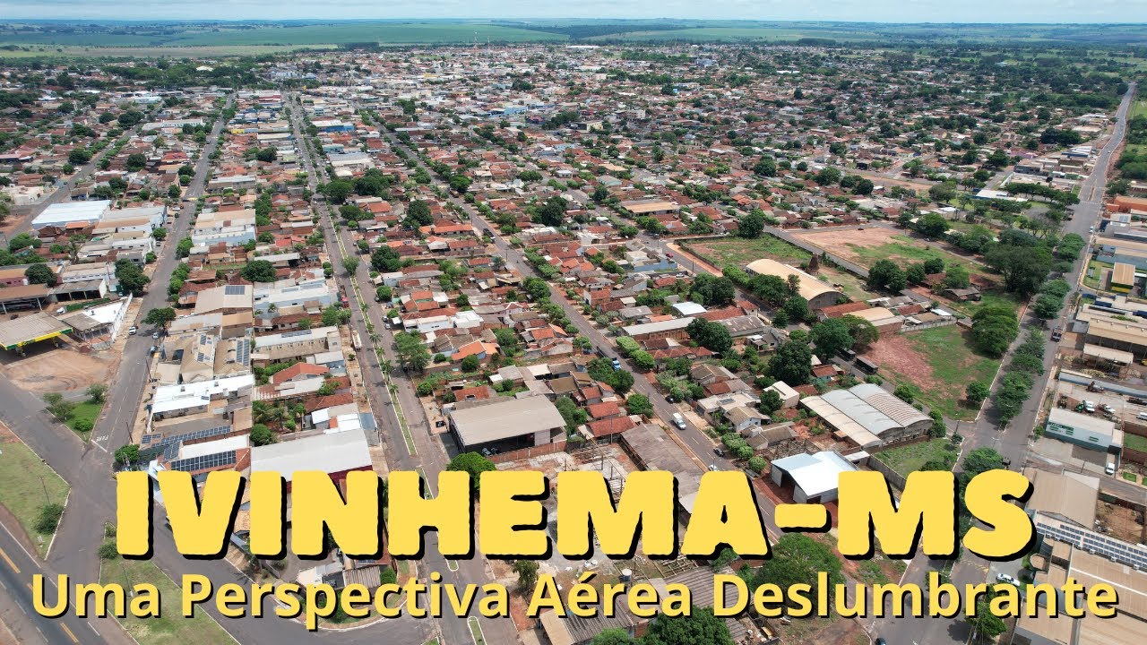 Vista aérea de Ivinhema MS