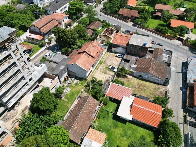 Vista aérea de cidade do interior do RS