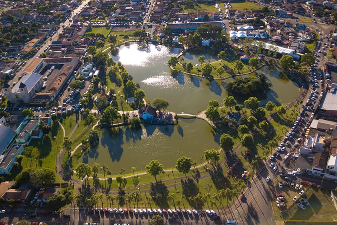Vista aérea de Irati, Paraná
