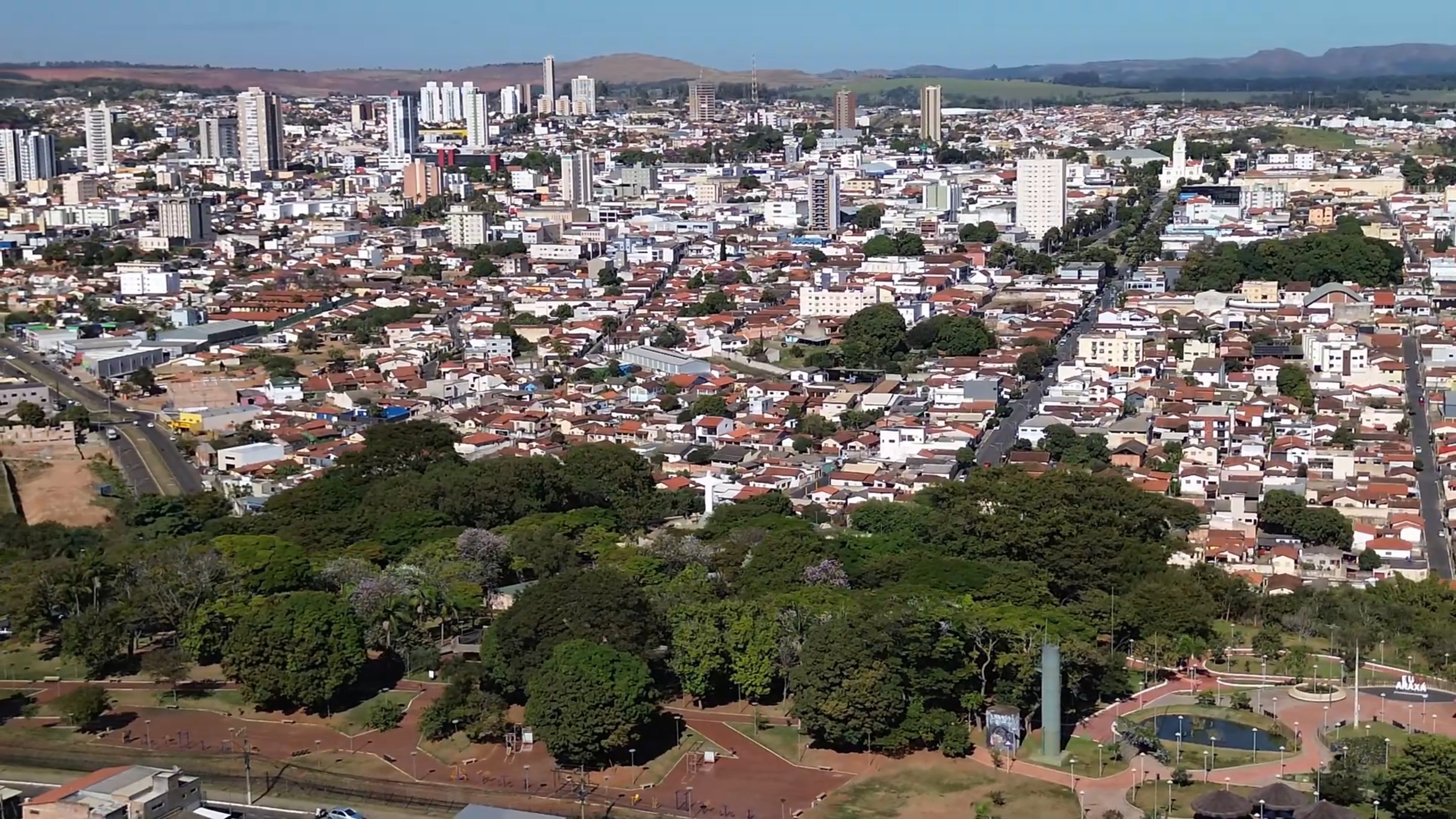 Vista urbana de Araxá MG