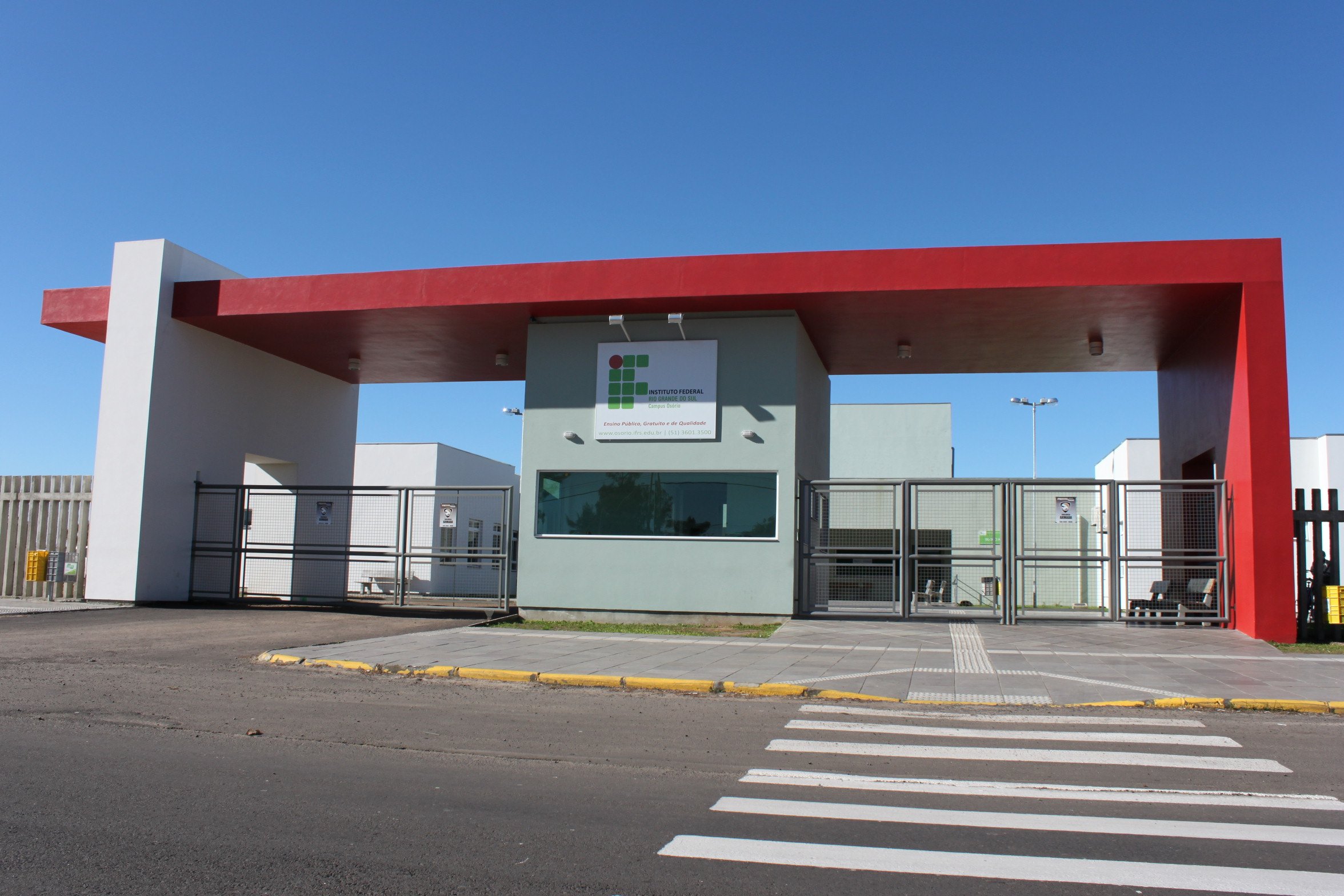 Fachada do IFRS – Campus Osório