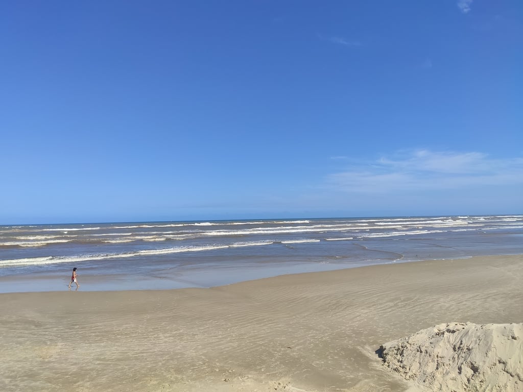 Vista da orla de Tramandaí, no Litoral Norte do RS