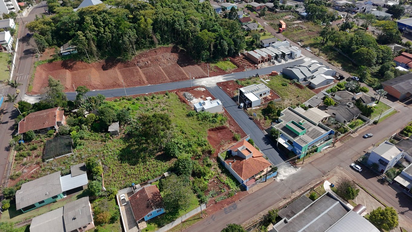 Vista aérea de Chopinzinho, no Sudoeste do Paraná